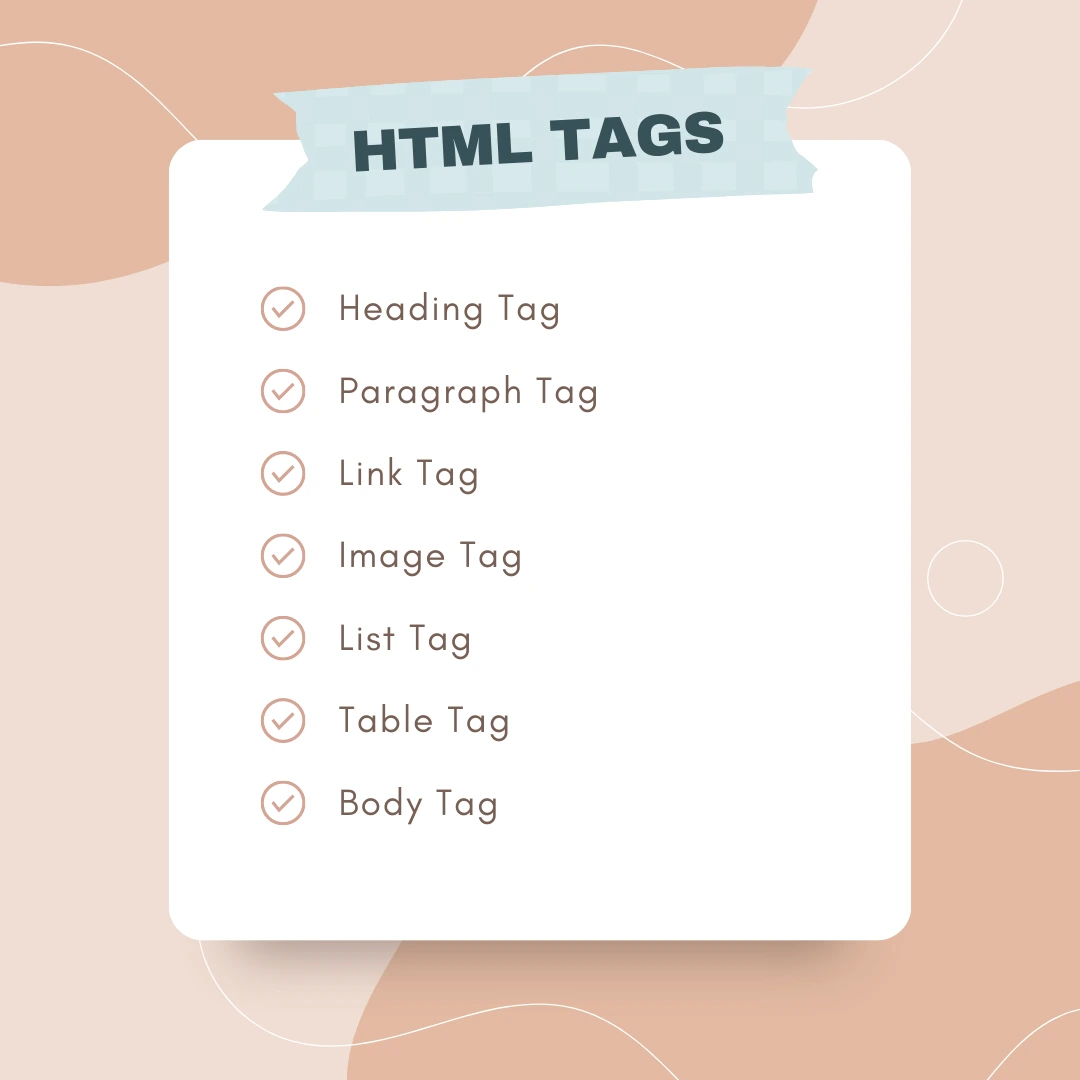 HTML TAGS